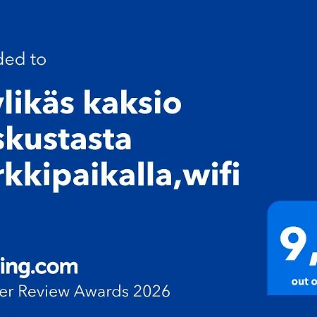 Tyylikaes Kaksio Keskustasta, Wifi, Free Parking Apartamento